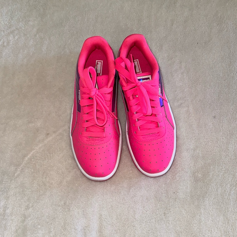 Puma Hot Pink and Purple Women's Sneakers